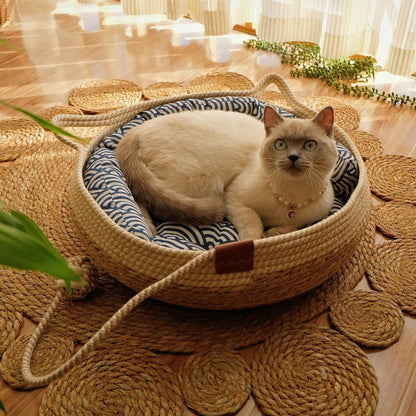 Rattan Cat Bed